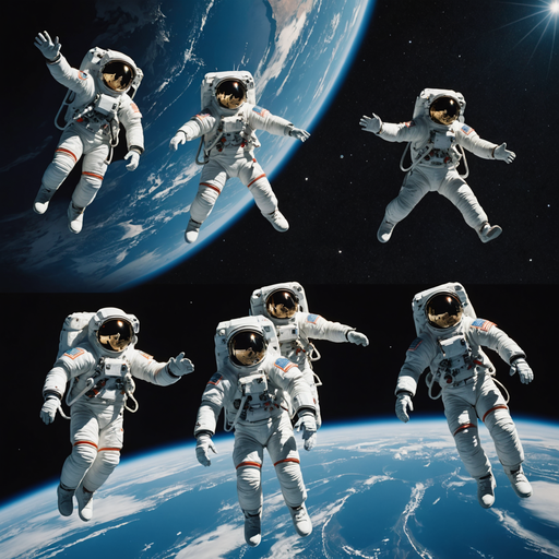 Awe-Inspiring View: Astronauts Dance Among the Stars