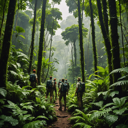 Lost in the Emerald Mist: A Tranquil Hike Through the Rainforest