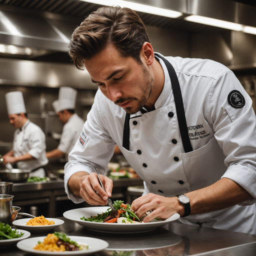 The Art of Plating: A Chef’s Focused Precision