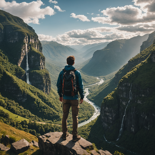 A Hiker’s Perspective: Serenity and Adventure in a Lush Valley