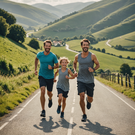 Running Towards Happiness: A Family’s Joyful Escape