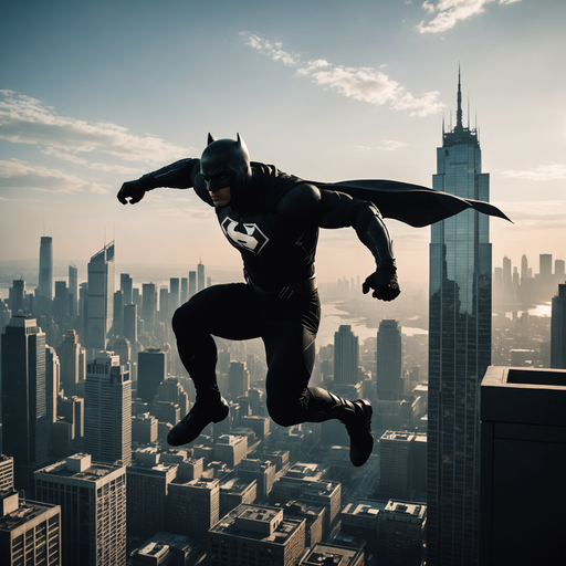 Batman Takes Flight at Dawn