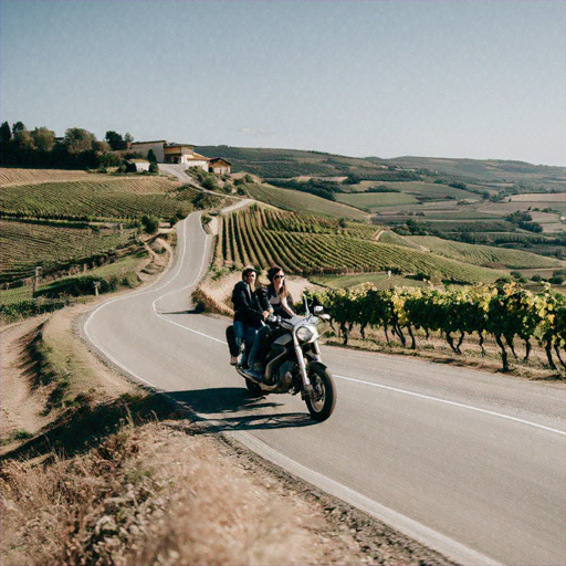 Winding Roads and Endless Vineyards: A Romantic Motorcycle Adventure