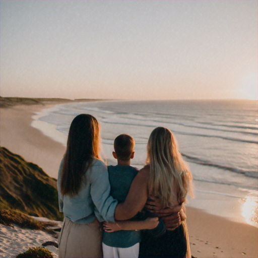 Golden Hour Serenity on the Beach