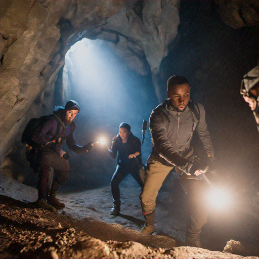 Lost in the Shadows: Explorers Brave a Mysterious Cave