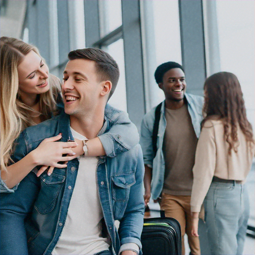 Love and Adventure Take Flight at the Airport