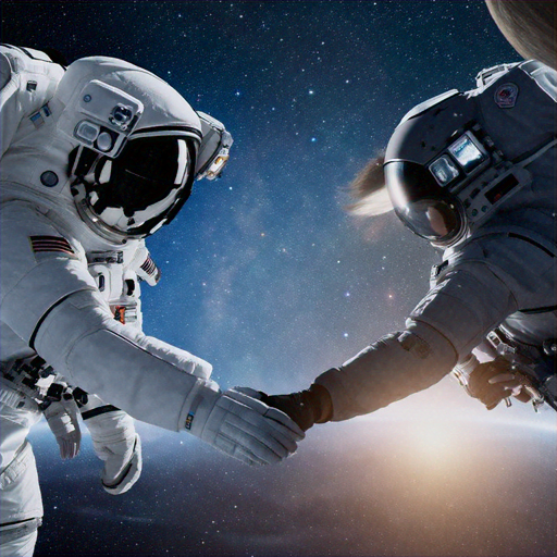 A Handshake in the Void: Hope and Cooperation in the Vastness of Space