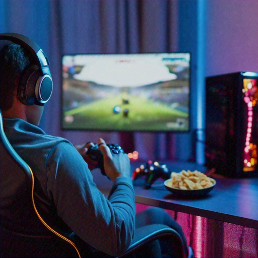 Lost in the Game: A Gamer’s World of Focus and Play