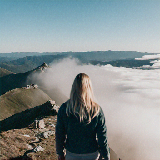 A Moment of Solitude on the Mountaintop