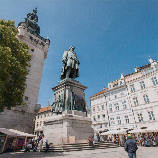 Timeless Majesty: A Statue Stands Tall in the Heart of the City