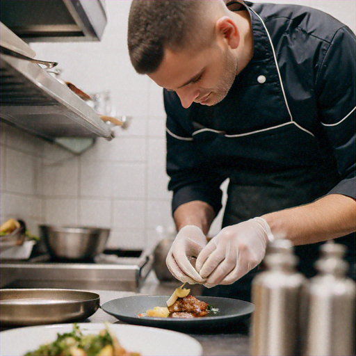 The Art of Plating: A Chef’s Precision in Action