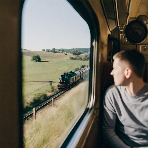 A Moment of Tranquility on the Rails