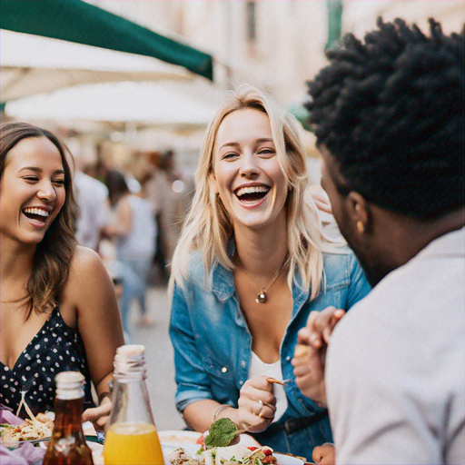 Laughter, Sunshine, and Good Company: A Perfect Day at the Cafe