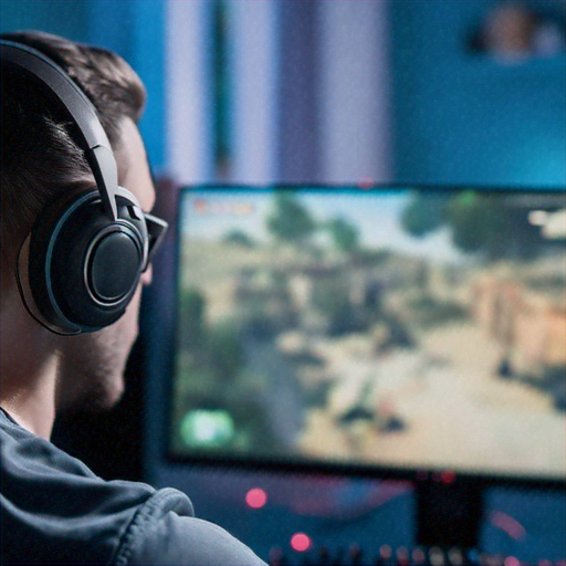 In the Zone: A Gamer’s Intense Focus