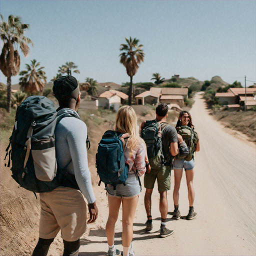 Adventure Awaits: Friends Embark on a Scenic Hike