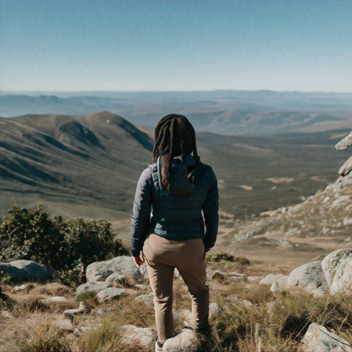 A Moment of Solitude on the Mountaintop