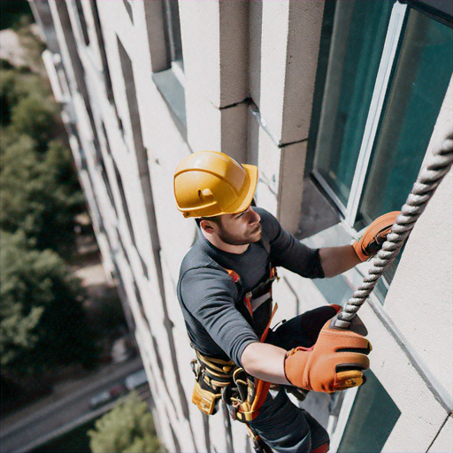 Precarious Perch: Construction Worker’s High-Stakes Descent