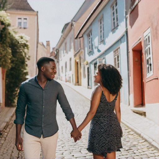 Love Blooms in a Vibrant European City