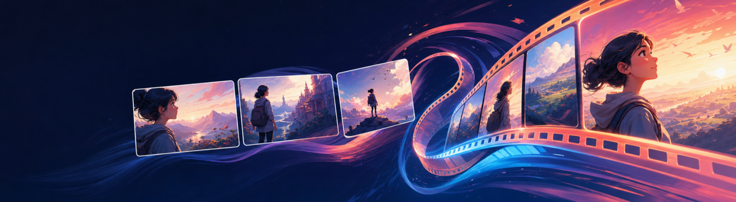 From Generated Frames to Story Video