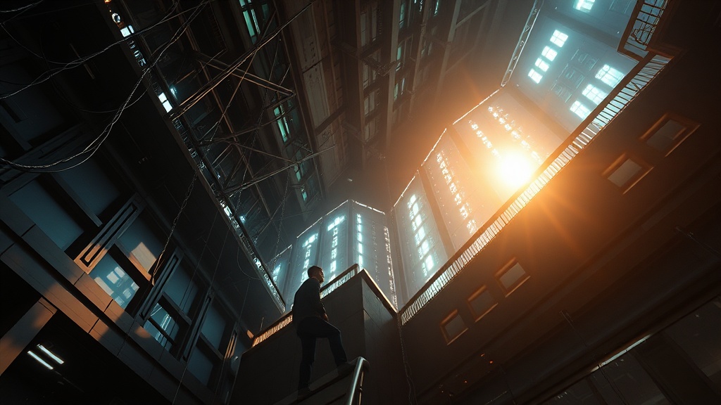 Camera Angles in Storytelling: 'The Architect's Awakening'