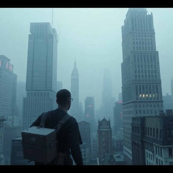 The Architect's Awakening: A Cyberpunk Visual Storytelling Journey