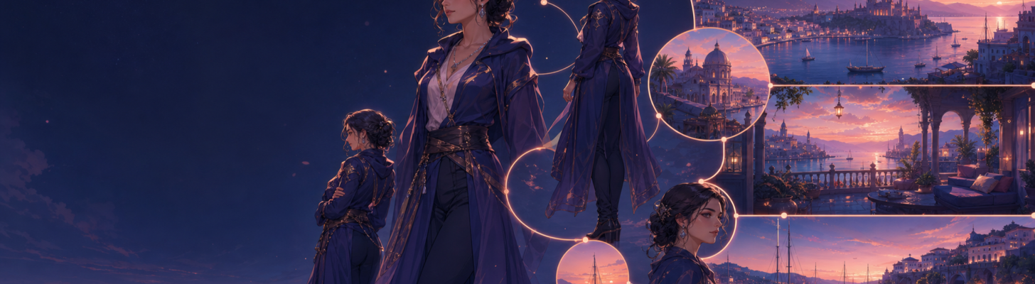 Visual Continuity for Generated Story Worlds