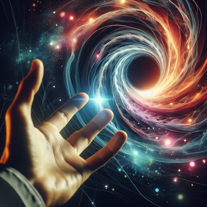 A Hand Reaches Towards the Cosmic Abyss