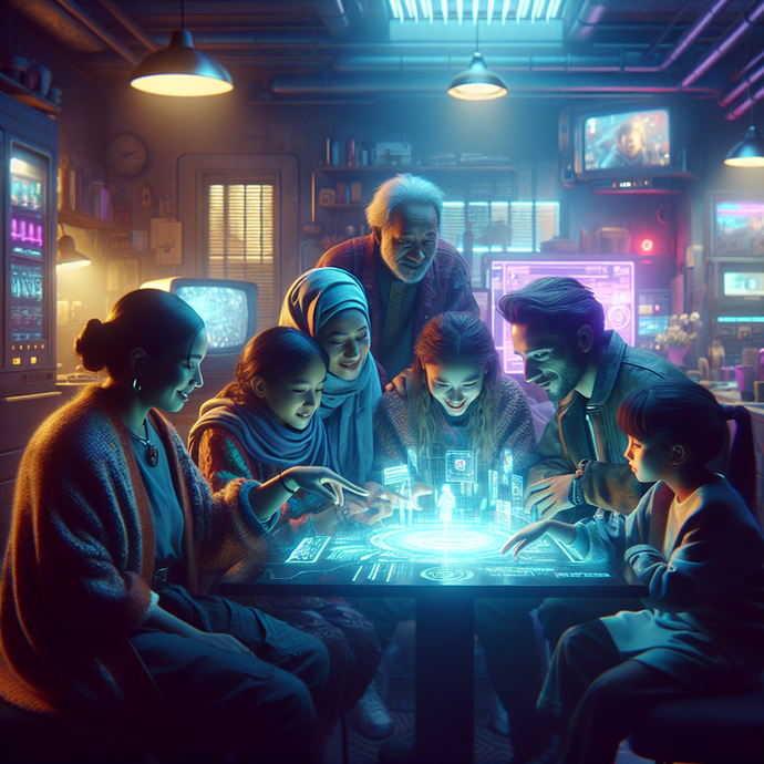 A Glimpse into the Future: Family Bonds in a Cyberpunk World