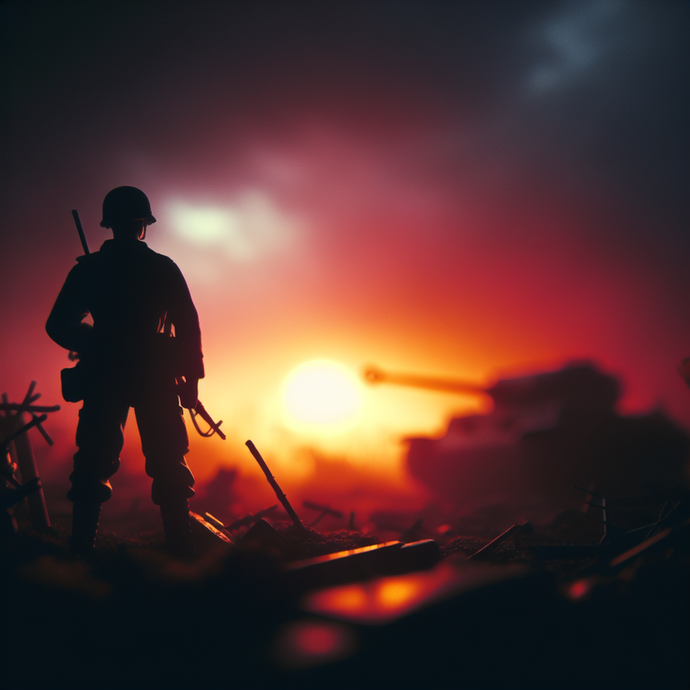 Silhouetted Against the Sunset: A Soldier’s Contemplation