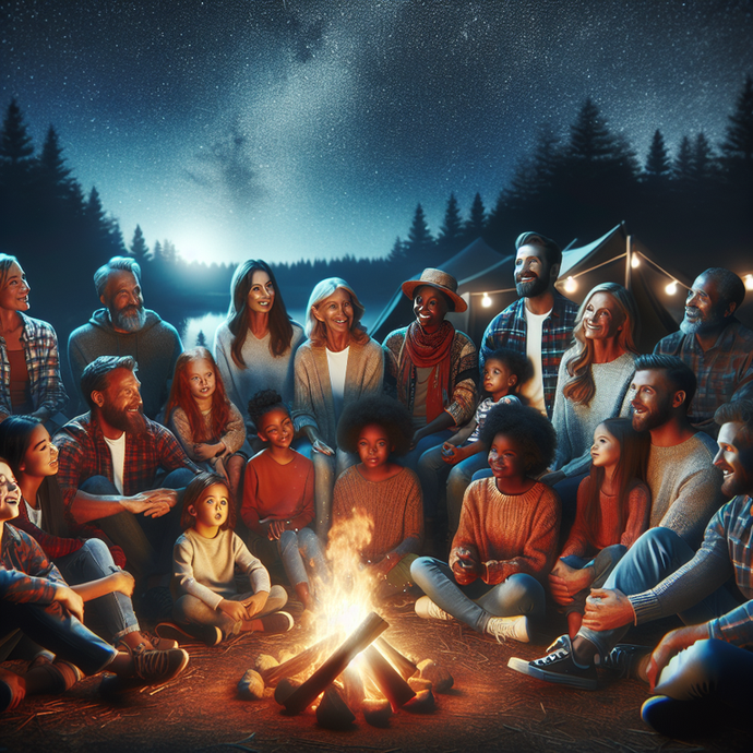 Campfire Magic: A Night of Joy and Togetherness