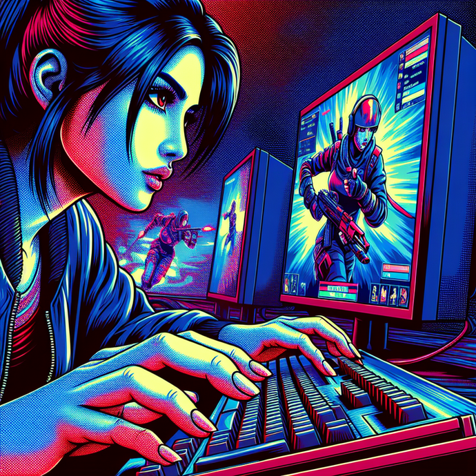 Neon Dreams: A Gamer’s Focus