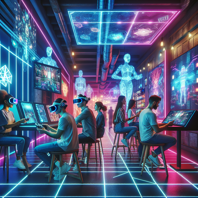 Step into the Neon Future: A Cyberpunk Arcade Experience