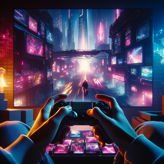 Lost in the Neon Glow: A Gamer’s Immersive Escape