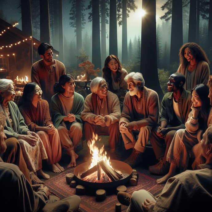 Gathering Around the Fire: A Moment of Connection