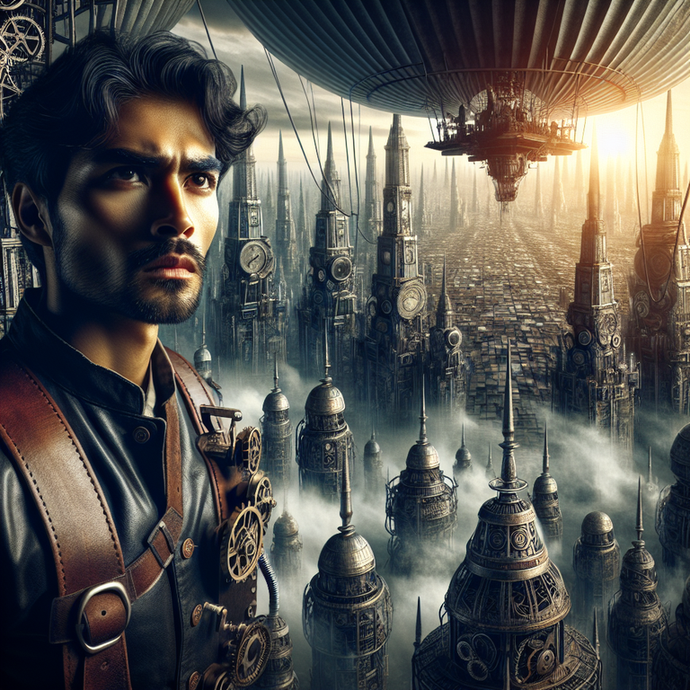 Steampunk Cityscape: A Glimpse into a World of Wonder