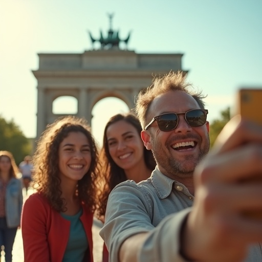 Sun-Kissed Smiles and a Selfie Moment