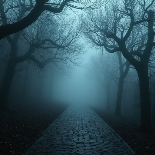 Lost in the Mist: A Path Beckons into the Unknown