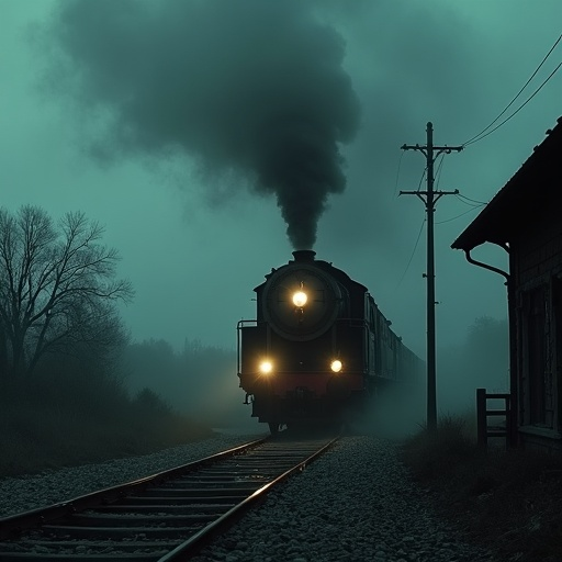 Lost in the Mist: A Steam Locomotive’s Journey into the Unknown