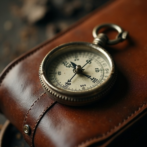 A Compass to the Past: Vintage Charm and Timeless Mystery