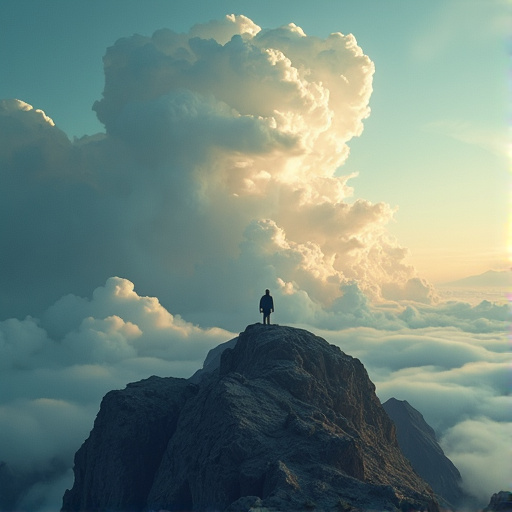 Solitude Amidst the Clouds