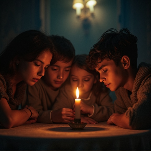 Candlelight Secrets: A Gathering of Friends in a Cozy, Mysterious Setting