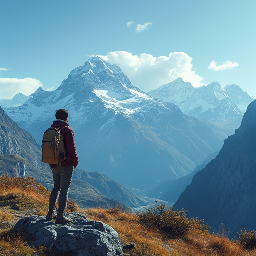 A Moment of Solitude on the Mountaintop