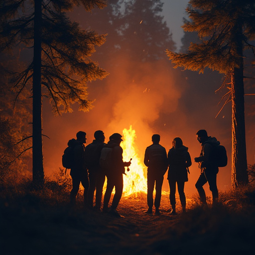 Campfire Tales: Shadows and Secrets in the Forest