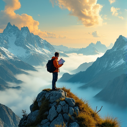 Lost in the Majesty: A Hiker’s Moment of Serenity