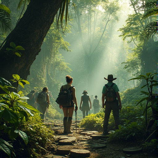 Lost in the Jungle’s Embrace: A Dreamy Hike Through Verdant Canopies