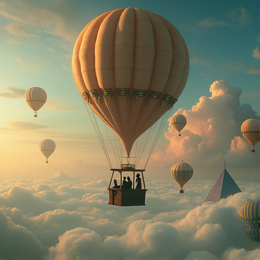 Soaring Above the Clouds: A Dreamy Hot Air Balloon Adventure