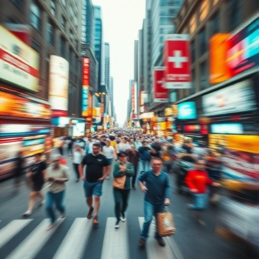 City Lights and Blurred Motion Capture the Energy of Urban Life