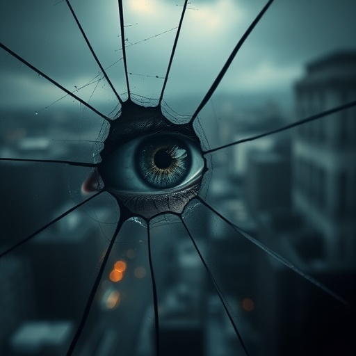 A Single Eye Watches You From the Shattered Glass