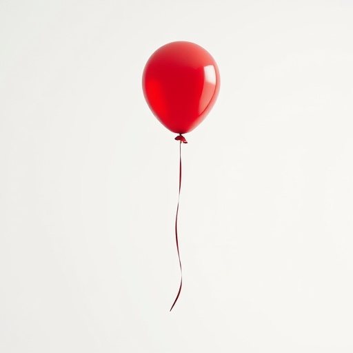 Red Balloon, White Space: A Minimalist Moment