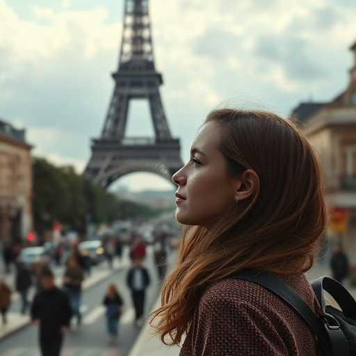 Lost in Thought at the Eiffel Tower